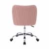 Doe Buck Leisel Modern Pink Velvet Office Chair