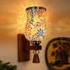 Devansh Metal Electric Wall Light in Black Colour with Multi Shade Count of 1 Light