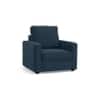 Apollo Compact Sofa Set (Colour : Indigo Blue, Cushion : Soft, Back Type : High Back, Seater : 3+1+1)