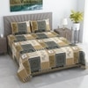 Aira Multicolor Floral 400 TC Cotton Flat Super King Size Bedsheet with 2 Pillow Covers – Threads