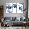 The Castle Decor Lotus Wall Painting Wooden Framed 27x48 Inch (Style 2)