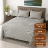 Threads Silky Touch Premium Super King Size Flat Bedsheet 275 x 275 cms