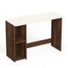 Mallium Engineered Wood Study Table In Brown Maple & White Finish