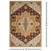 Presto Gold Traditional Hand Tufted Wool Carpet 5X7 Feet