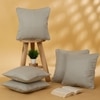 Set Of 5 Jacquard Square Cushion Covers