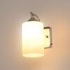Eliante Modern Wall Lights Mild Steel & Glass Material Chrome & White Finish