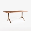 Yoho Solid Wood Dining Table with Four Chairs and Bench in Gold Finish