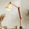 Patrice Beige Jute Floor Lamp with Beige Jute Base