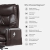 Magnus High Back Office Chair In Brown Colour