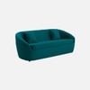 Davis Fabric Sofa (Teal Blue)