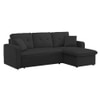 Universe  Pull Out Sofa cum Bed  in Black Colour