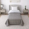 Kira White & Green Floral Cotton Dohar Set Of 2 Reversible Single Bed 350 Tc Size 240 X 160 Cms