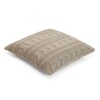 Classical Stone Cotton Knitted Cushion Cover 18X18 Inches