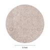 Neulooms Handloom Knotted Reversible Flatweave Round Rug Wheat or Ivory 8ft