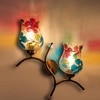 Devansh Metal Electric Wall Light in Gold Colour with Multi Shade Count of 2 Lights