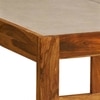 Ralgh Solid Wood Single  Size Bed Without Storage (Rustic Finish)