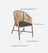 Terrace Comfort Chair In Black Finish