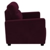Alvaro Velvet 2 Seater Sofa Red wine Color