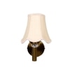 Devansh Gold Wall Mounted Lamp With Off-White Cotton Shade