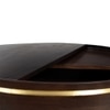 Dali Solid Wood Coffee Table in Gold Finish