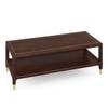Sera Rectangular Solid Wood Coffee Table In Mango Walnut Finish