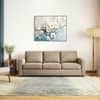 Apollo 3 Seater  Fabric Sofa In Biscuit Velvet Colour