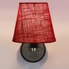 Devansh Metal Electric Wall Light in Maroon Colour with Maroon Shade Count of 1 Light