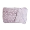 Pink Floral Comforter Quilted Reversible Cotton 350 Gsm Double Bed 240 X 220 Cms