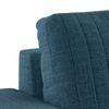 Granada Luxe 1 Seater Fabric Sofa in Colonial Blue Colour