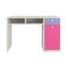 Alana Study Desk with Cabinet Drawer and Shelf in Persian Lilac Barbie Pink Colour