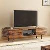 Parker Solid Wood Free Standing TV Unit in Teak Finish