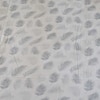 White & Grey Floral 400 TC Cotton Flat Super King Size Bedsheet With 2 Pilllow Covers