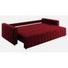Beliss 3 Seater Pull Out Sofa cum Bed in Maroon Colour