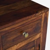 Sheesham Wood 4 Door 4 Drawer Sideboard in Provincial Teak Finish