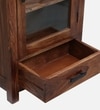 Siena Sheesham Wood Book Case in Provincial Teak Finish