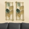 W-Teo Abstract Metal Wall Decor in Multicolor Set of 2
