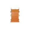 sneha engineered wood prayer unit in teak finish