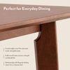 Augusta 4 Seater Dining Table In Dark Walnut Finish