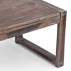 Hamstreet Sheesham Wood Coffee Table In Antique Grey Finish