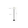 Gordon Black Cotton Shade Floor Lamp