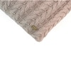 Colette Cloudy Grey Cotton Knitted Cushion Cover 12X20 Inches