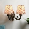 Devansh Metal Electric Wall Light in Antique Gold Colour with Multi Shade Count of 2 Lights