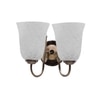 Devansh Steel Electric Wall Light in Steel Colour with White Shade Count of 2 Lights
