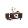 Taury Small Engineered Wood Coffee Center Sofa Tea/Teapoy Console Table (Brown Maple)