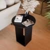Nextstep U End Table All Black