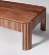 Bulbul Solid Wood Coffee Table In Dark Brown Finish
