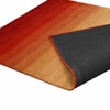 Presto Orange Solid Hand Tufted Wool Carpet 6X9 Feet