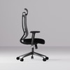 Regalia High Back Mesh Office Chair with Headrest in Black Colour