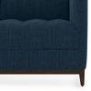 Florence Premium 1 Seater Fabric Sofa in Indigo Blue Colour