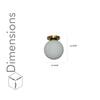 Denver Flush Ceiling Light